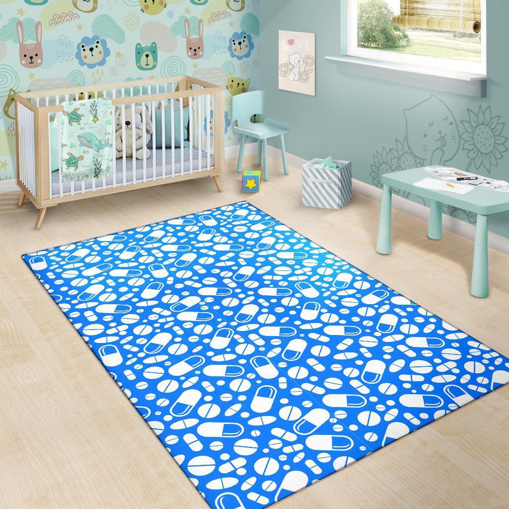 Pharmacy Pattern Print Floor Mat-grizzshop