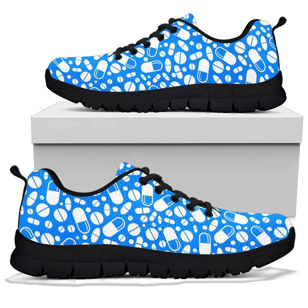 Pharmacy Pattern Print Sneaker Shoes For Men Women-grizzshop