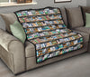 Pharmacy Print Pattern Quilt-grizzshop