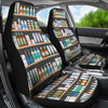 Pharmacy Print Pattern Universal Fit Car Seat Covers-grizzshop