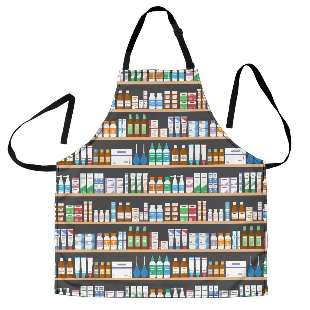 Pharmacy Print Pattern Women's Apron-grizzshop