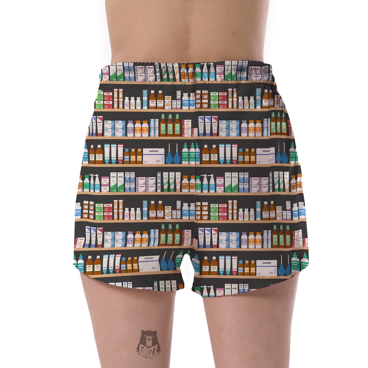 Pharmacy Print Pattern Women's Shorts-grizzshop