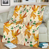 Phoenix Floral Pattern Print Blanket-grizzshop