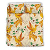 Phoenix Floral Pattern Print Duvet Cover Bedding Set-grizzshop