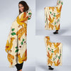 Phoenix Floral Pattern Print Hooded Blanket-grizzshop