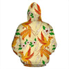 Phoenix Floral Pattern Print Men Women Pullover Hoodie-grizzshop