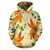 Phoenix Floral Pattern Print Men Women Pullover Hoodie-grizzshop