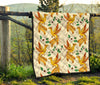 Phoenix Floral Pattern Print Quilt-grizzshop