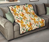 Phoenix Floral Pattern Print Quilt-grizzshop