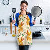 Phoenix Floral Pattern Print Women's Apron-grizzshop