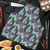 Phoenix Floral Print Pattern Men's Apron-grizzshop