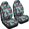 Phoenix Floral Print Pattern Universal Fit Car Seat Covers-grizzshop