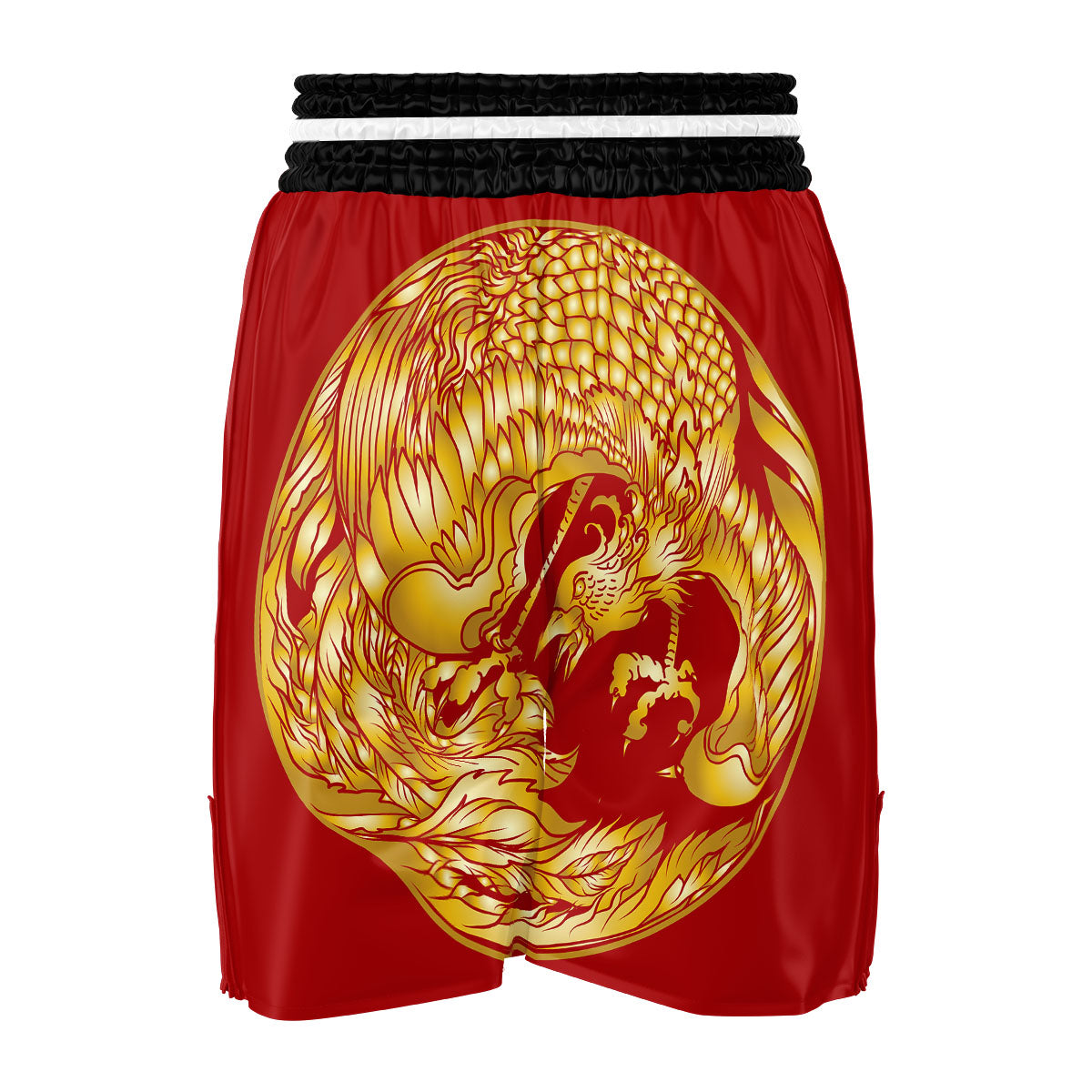 Phoenix Japanese Print Boxing Shorts-grizzshop