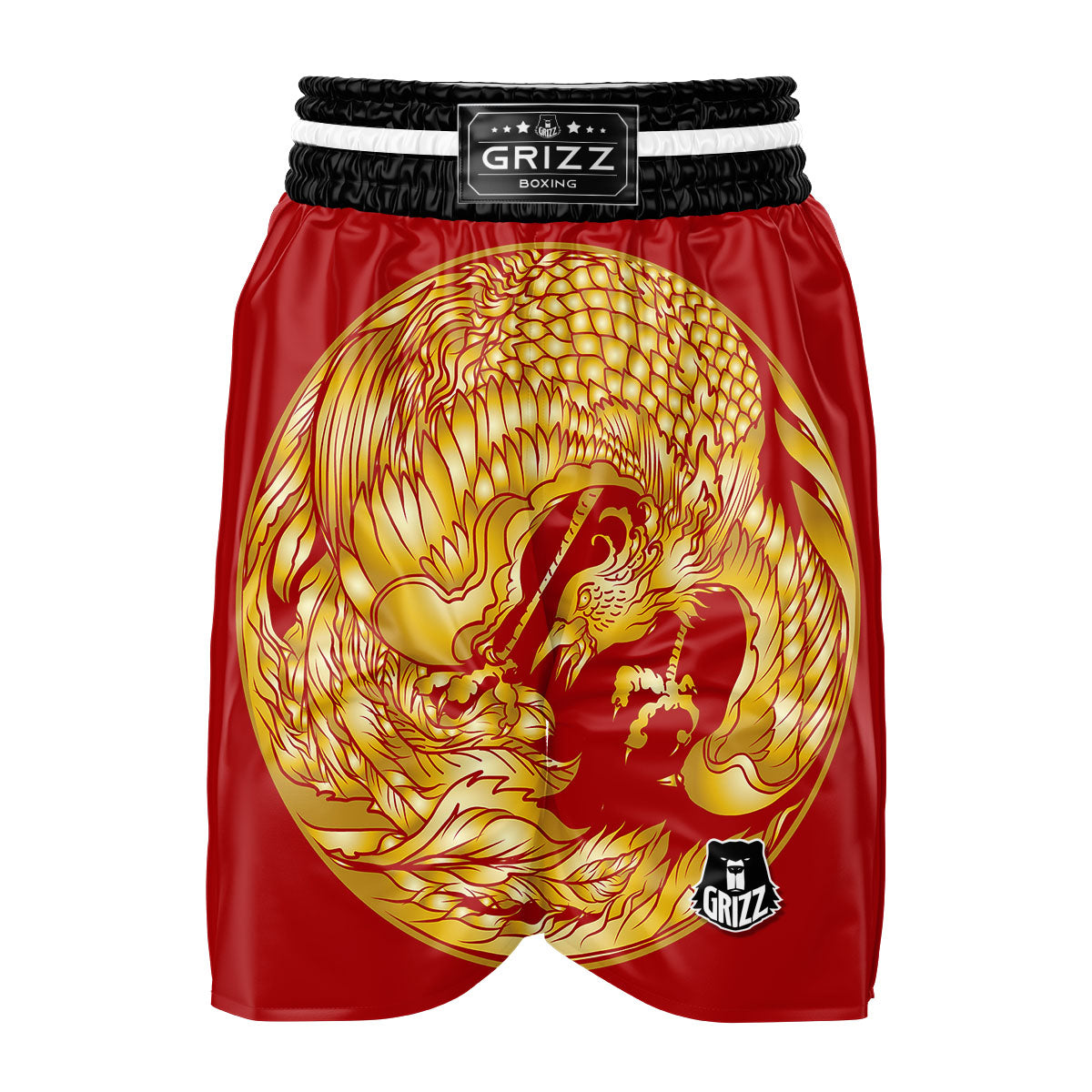Phoenix Japanese Print Boxing Shorts-grizzshop