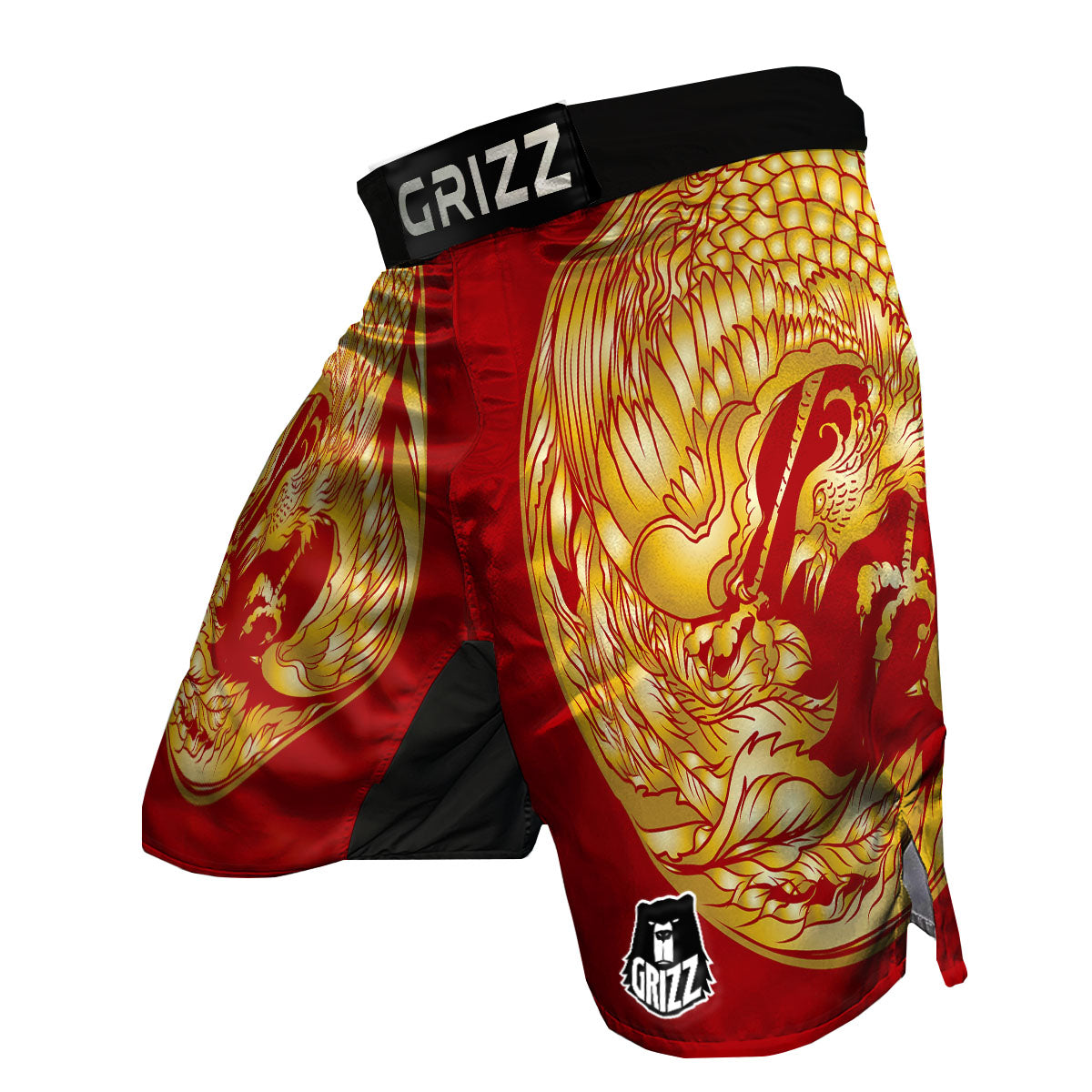 Phoenix Japanese Print MMA Shorts-grizzshop