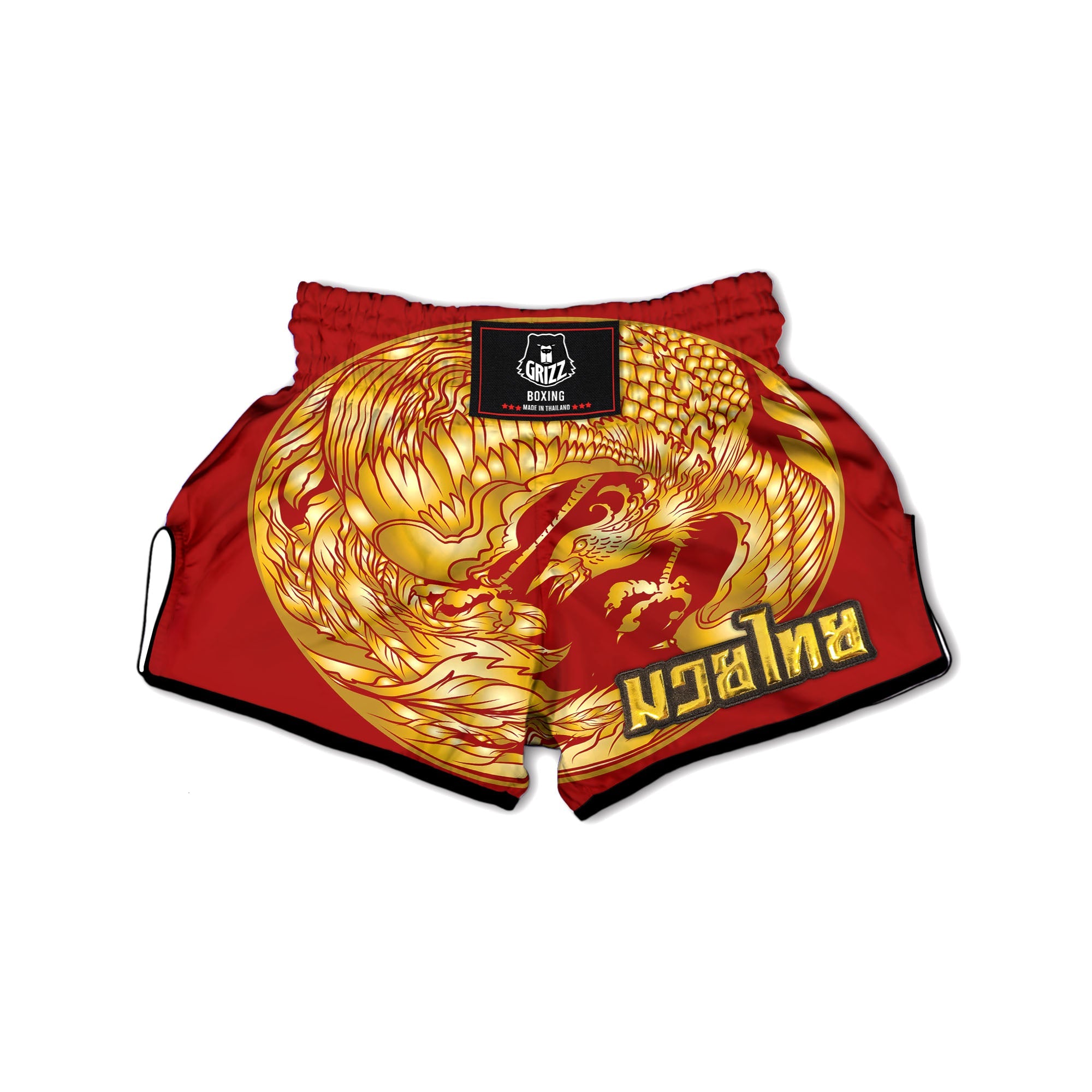 Phoenix Japanese Print Muay Thai Boxing Shorts-grizzshop