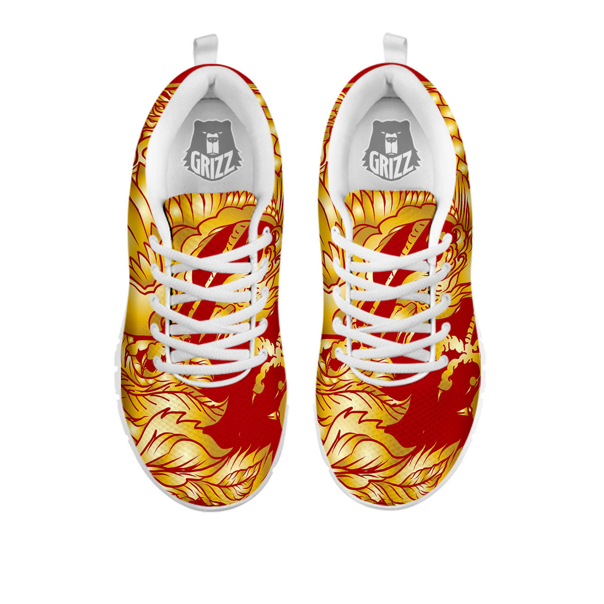 Phoenix Japanese Print White Sneaker-grizzshop