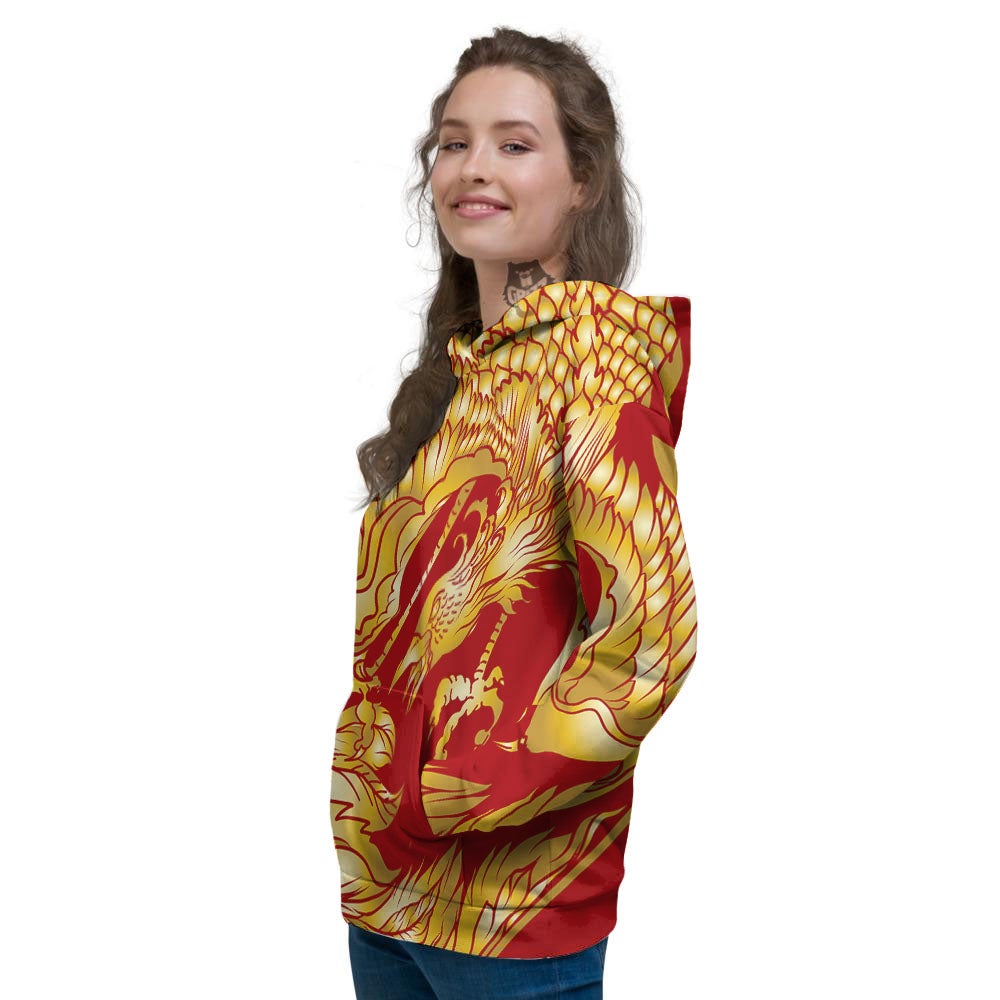 Phoenix Japanese Print Women's Hoodie-grizzshop