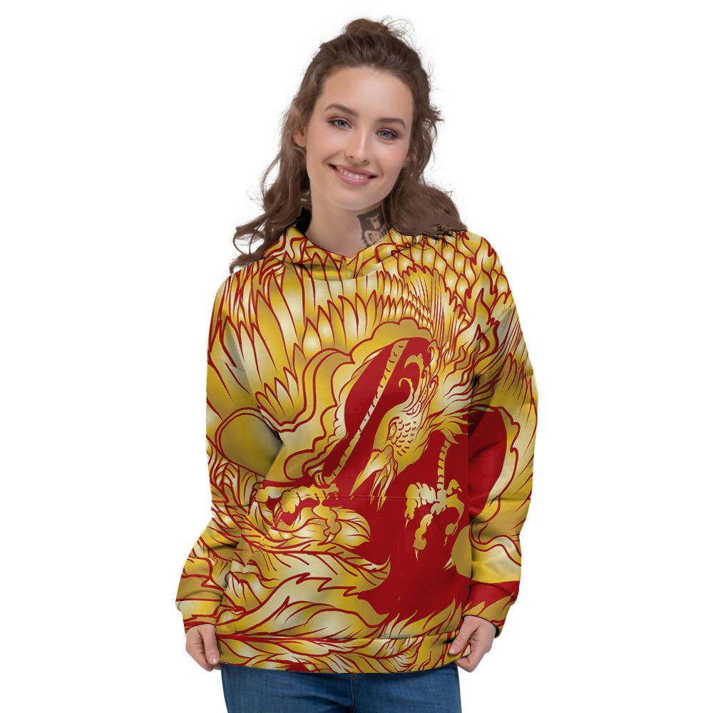 Phoenix Japanese Print Women's Hoodie-grizzshop