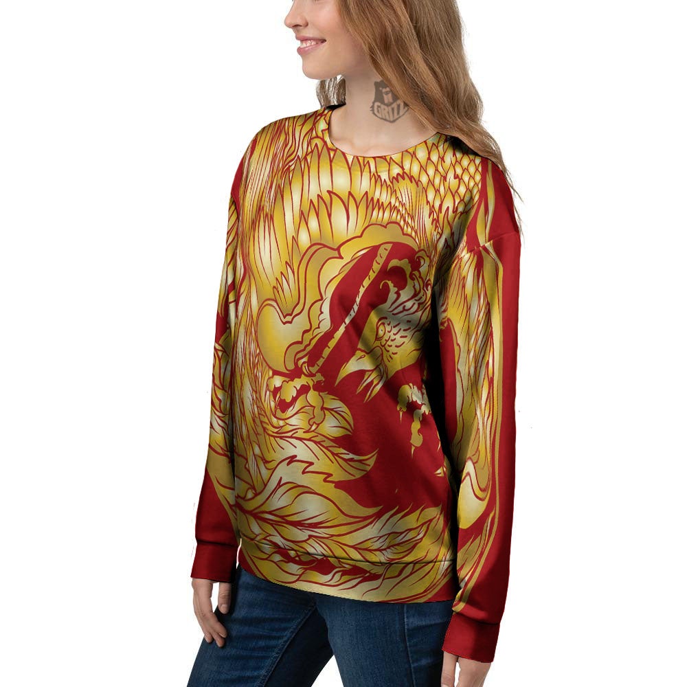 Phoenix Japanese Print Women's Sweatshirt-grizzshop