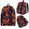 Phoenix Pattern Print Backpack-grizzshop