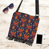 Phoenix Pattern Print Crossbody bags-grizzshop