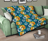 Phoenix Pattern Print Floral Quilt-grizzshop