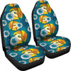 Phoenix Pattern Print Floral Universal Fit Car Seat Covers-grizzshop