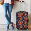 Phoenix Pattern Print Luggage Cover Protector-grizzshop