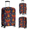 Phoenix Pattern Print Luggage Cover Protector-grizzshop