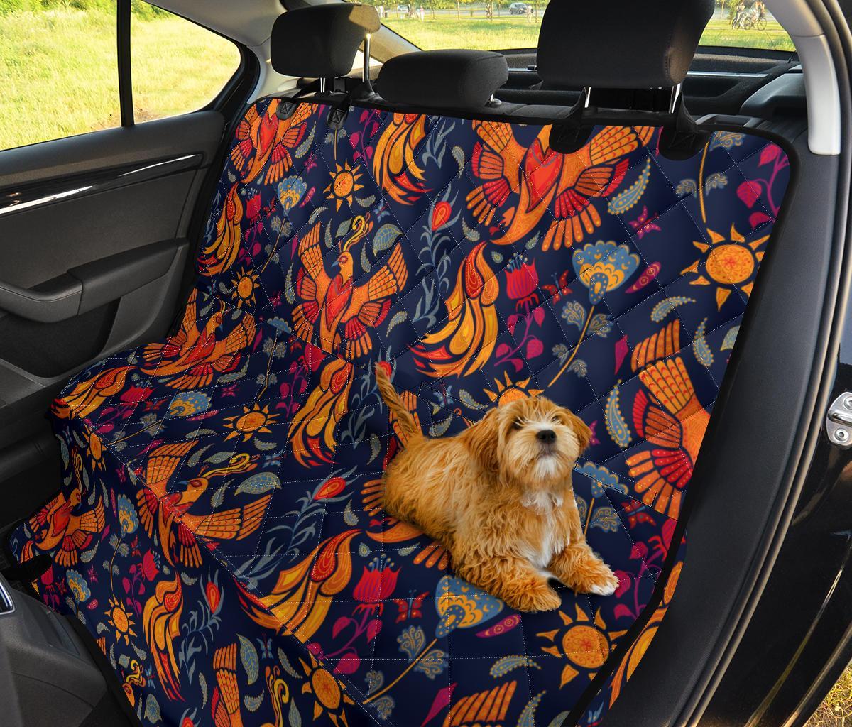 Phoenix Pattern Print Pet Car Seat Cover-grizzshop