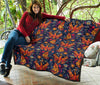 Phoenix Pattern Print Quilt-grizzshop