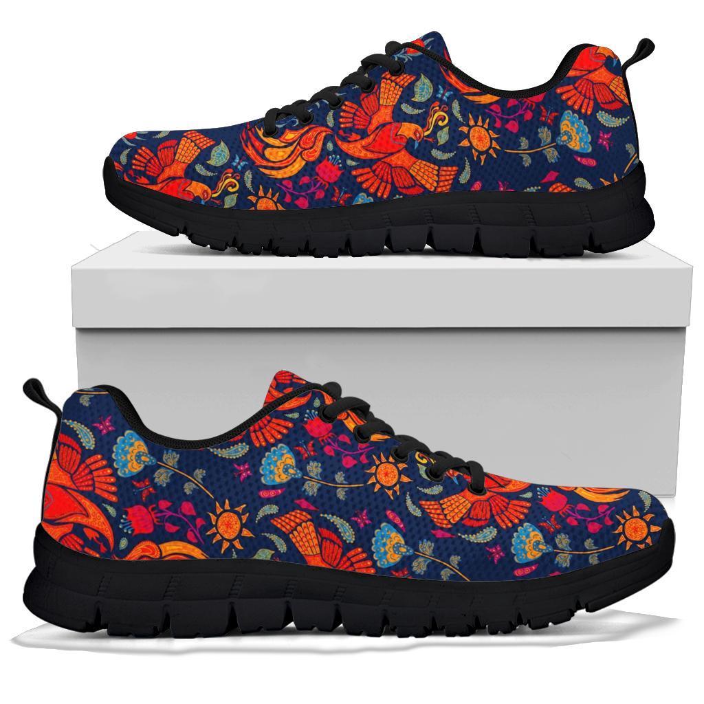 Phoenix Pattern Print Sneaker Shoes For Men Women-grizzshop