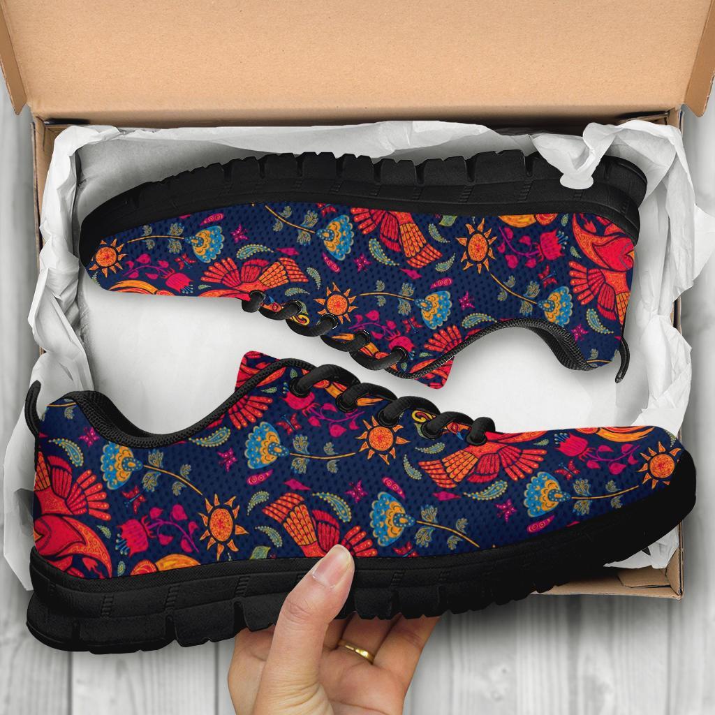 Phoenix Pattern Print Sneaker Shoes For Men Women-grizzshop