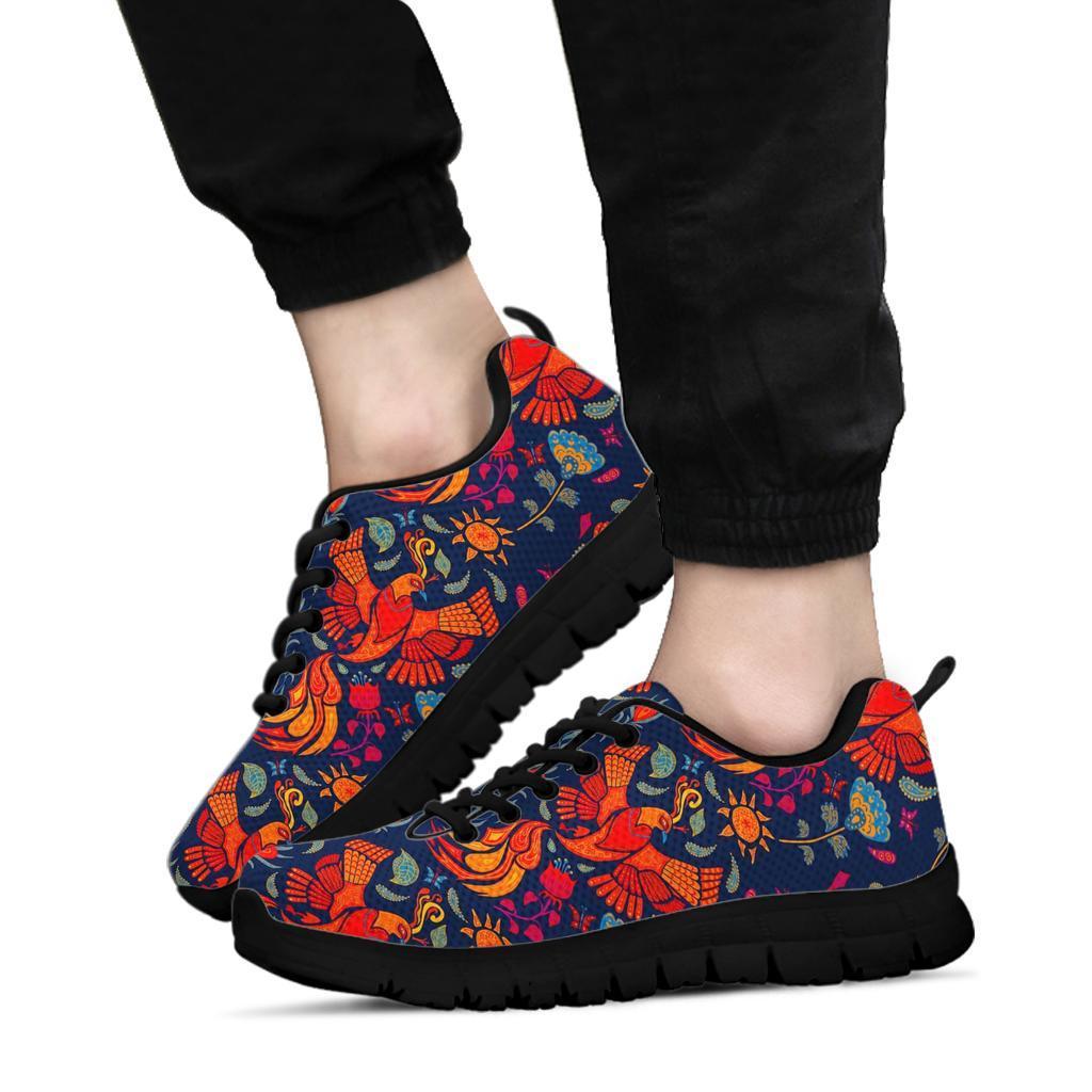 Phoenix Pattern Print Sneaker Shoes For Men Women-grizzshop