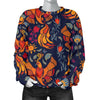 Phoenix Pattern Print Women's Sweatshirt-grizzshop