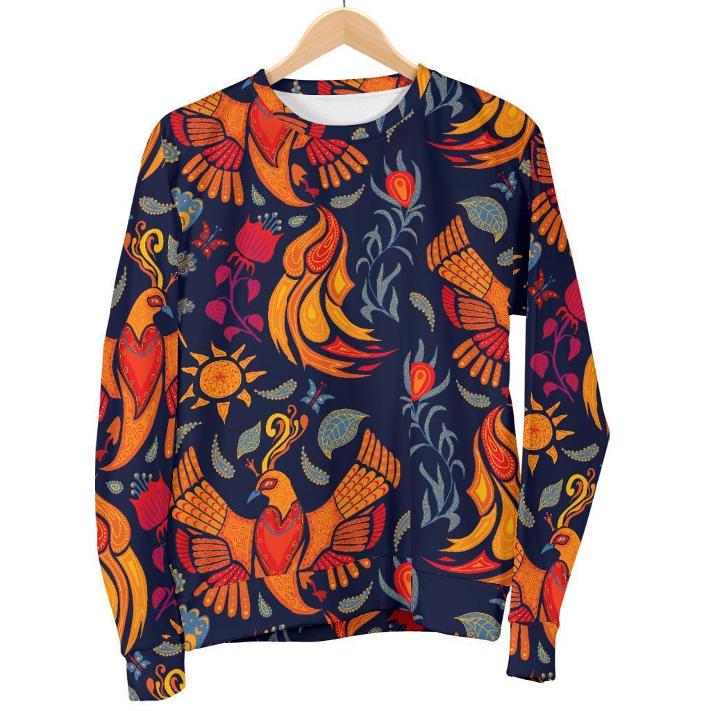 Phoenix Pattern Print Women's Sweatshirt-grizzshop