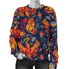 Phoenix Pattern Print Women's Sweatshirt-grizzshop