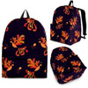 Phoenix Print Pattern Backpack-grizzshop