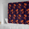 Phoenix Print Pattern Bathroom Shower Curtain-grizzshop