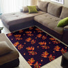 Phoenix Print Pattern Floor Mat-grizzshop