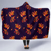 Phoenix Print Pattern Hooded Blanket-grizzshop