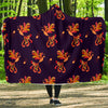 Phoenix Print Pattern Hooded Blanket-grizzshop