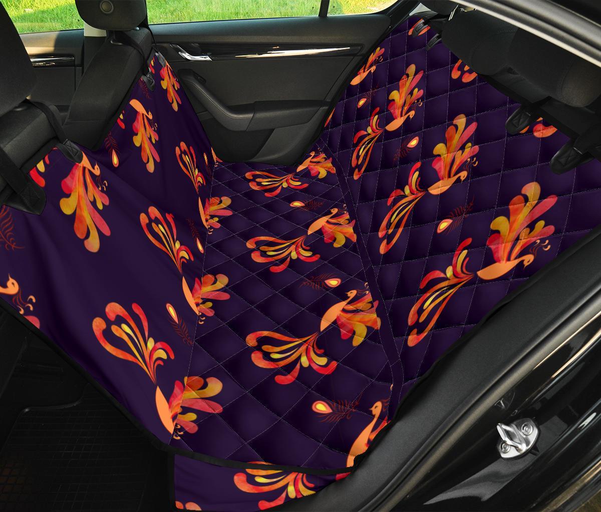 Phoenix Print Pattern Pet Car Seat Cover-grizzshop