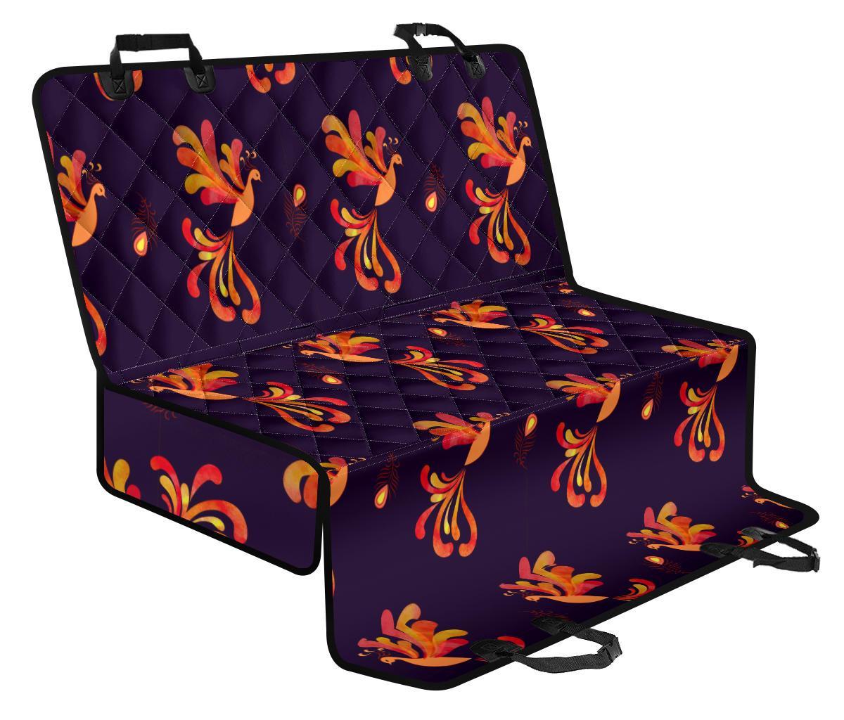 Phoenix Print Pattern Pet Car Seat Cover-grizzshop