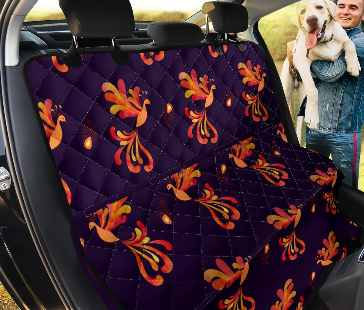 Phoenix Print Pattern Pet Car Seat Cover-grizzshop