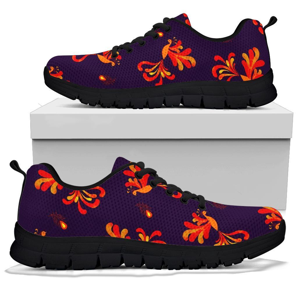 Phoenix Print Pattern Sneaker Shoes For Men Women-grizzshop