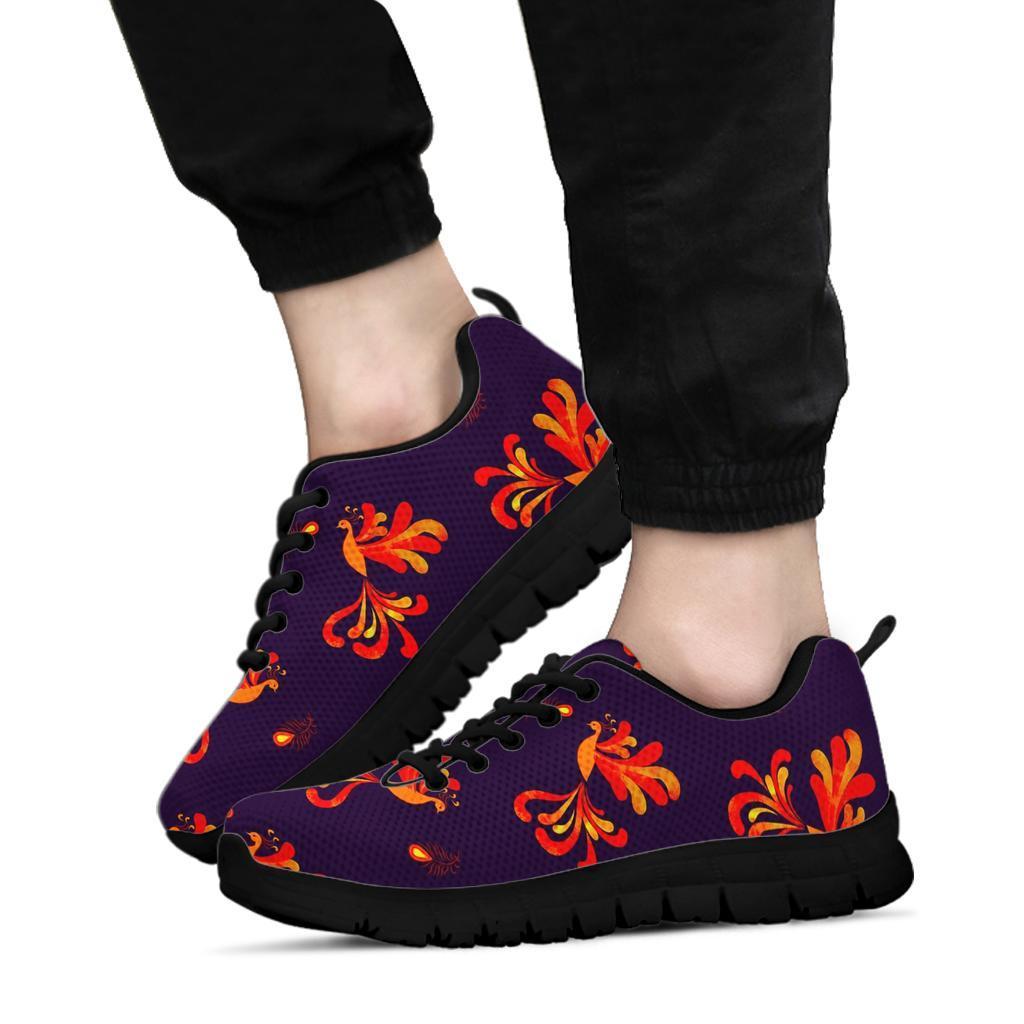 Phoenix Print Pattern Sneaker Shoes For Men Women-grizzshop