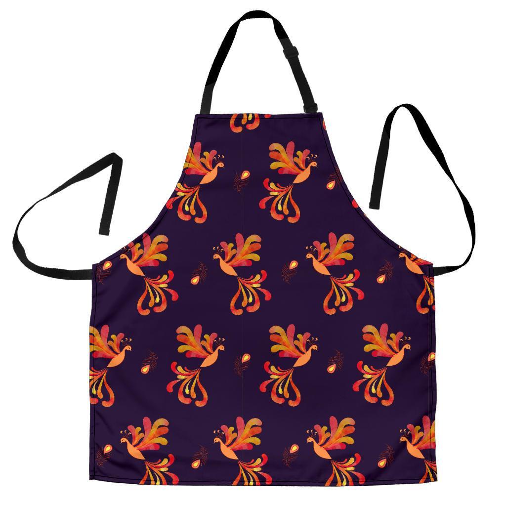 Phoenix Print Pattern Women's Apron-grizzshop