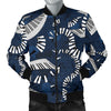 Piano Black Pattern Print Men's Bomber Jacket-grizzshop